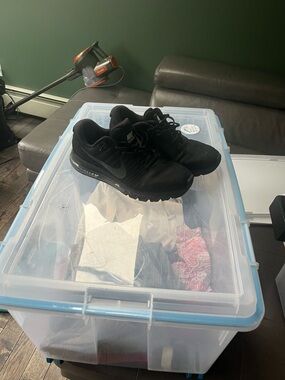 Nike Kids Black Mesh Running Sneakers